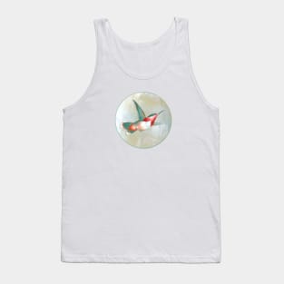 Hummingbird, Moon and Star Tank Top